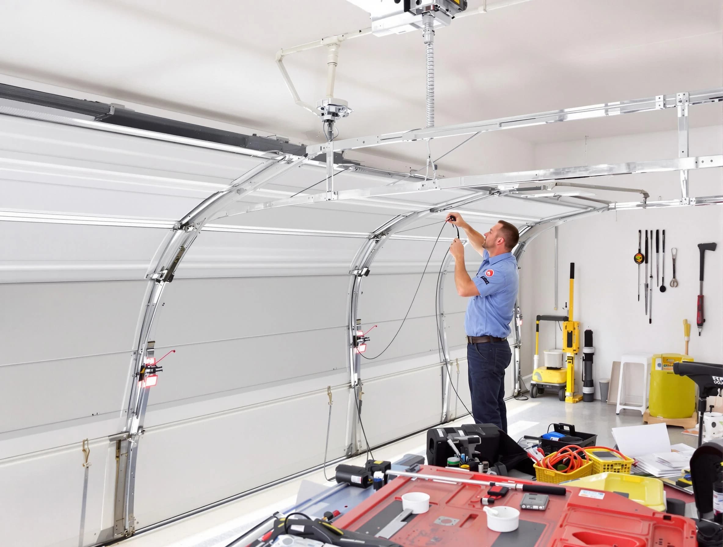 Garage door cable repair service by College Park Garage Door Repair in College Park