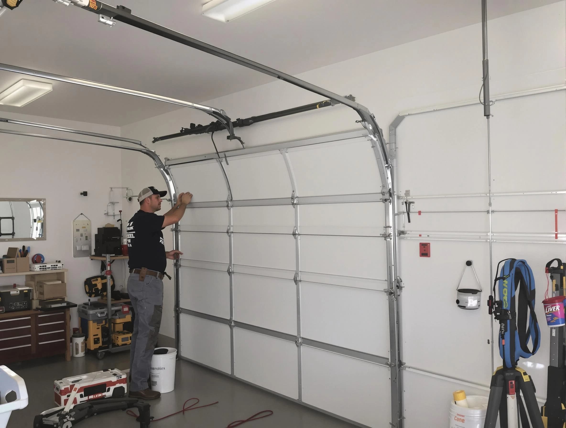 College Park Garage Door Repair team installing new garage door in College Park