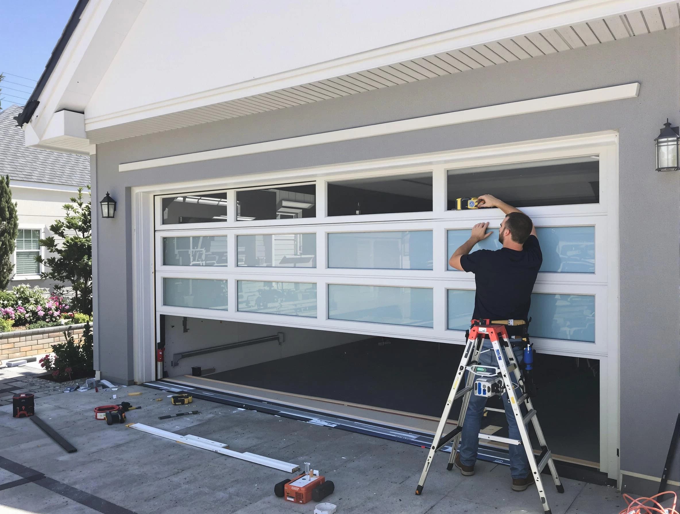 College Park Garage Door Repair team performing garage door replacement in College Park