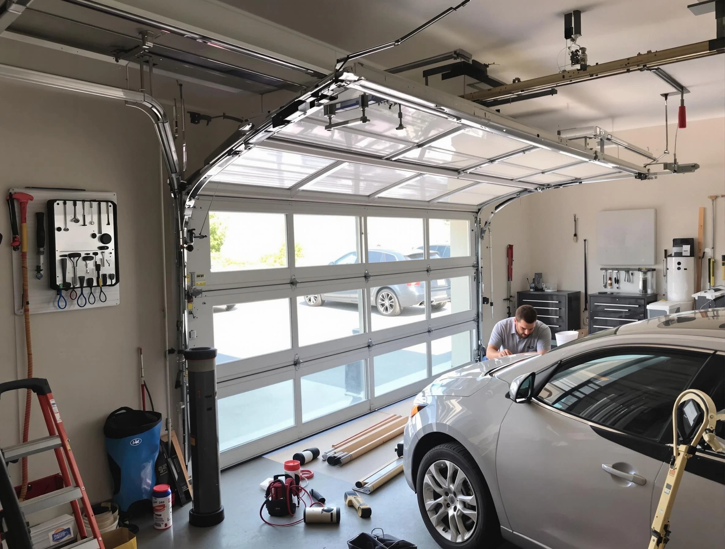Garage door noise reduction service by College Park Garage Door Repair in College Park