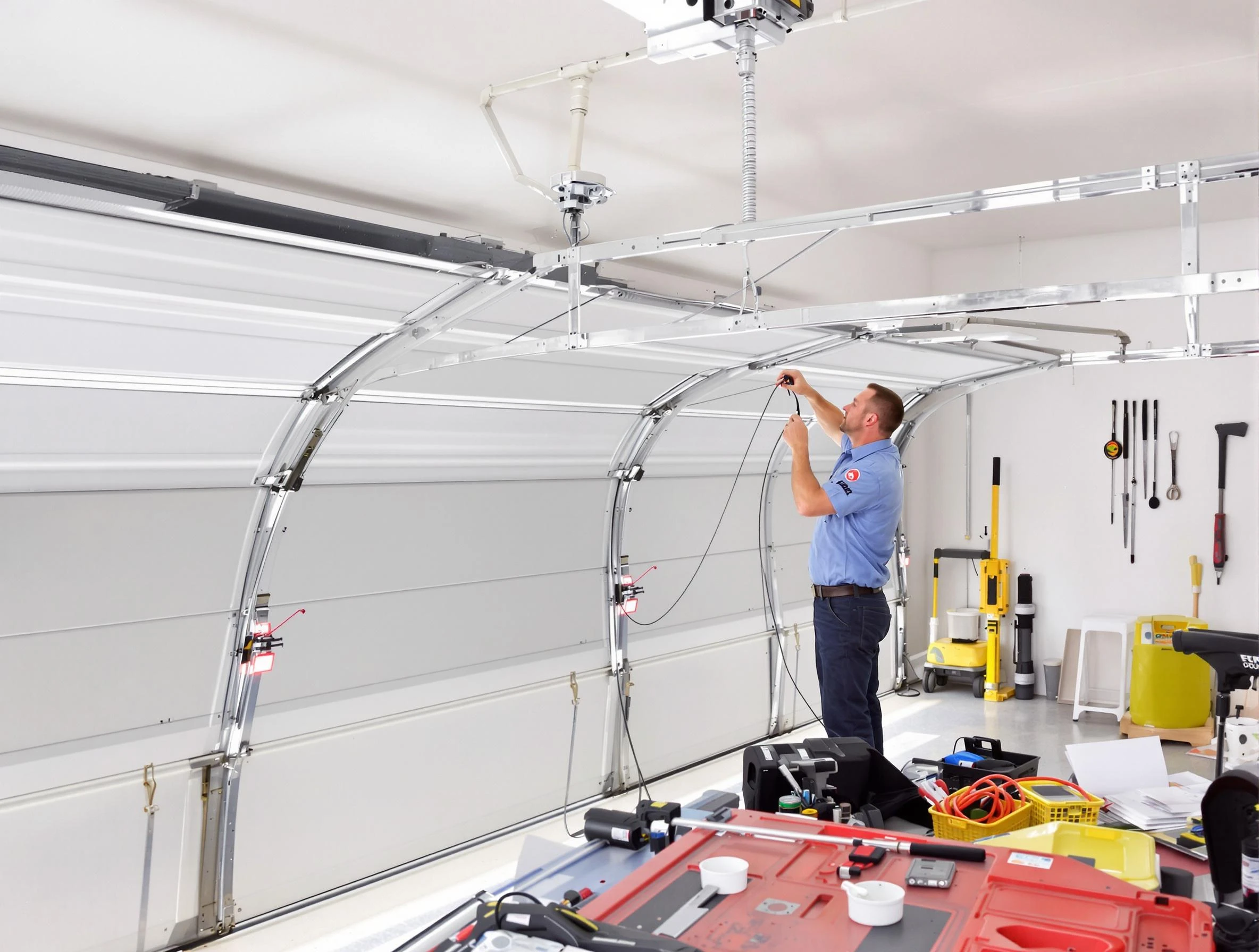 Garage door cable repair service by College Park Garage Door Repair in College Park