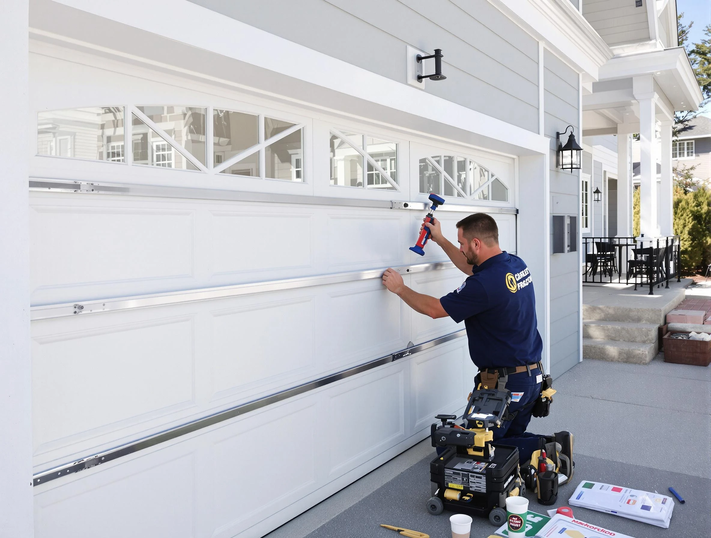 Professional garage door installation by College Park Garage Door Repair in College Park